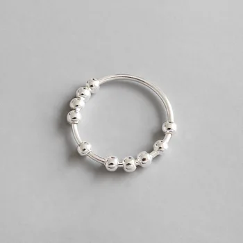 Argint 925 margele inele pentru femei cadouri de partid bijuterii fine, moda mai buni prieteni argint 925 inel femeie accesorii