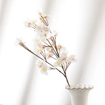 Artificiale Peach Blossom Buchet De Decorațiuni Interioare, Accesorii Aranjament De Flori False Prune Meserii Bonsai Nunta Bunuri De Vacanță
