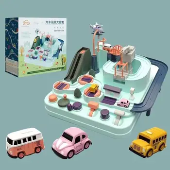 Inteligente Roți de Parc si de a Invata Deluxe Garage - Mini Trage Înapoi Mașină de Jucării,2019 Nou Concept de Masina Mare Aventura Urmări Jucărie pentru Copil