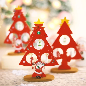 Copii Brad de Crăciun Artizanat lucrate Manual Ornamente de Crăciun Scena Layout Decoratiuni pentru Casa Masa Decor de Vacanță xx121