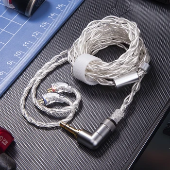 FIIO E-3.5 D/2.5 D/4.4 D E-D seria cabluri cască 0.78 mm pini 2.5 mm 3.5 mm 4.4 mm Singur cristal argint pur upgrade de cablu