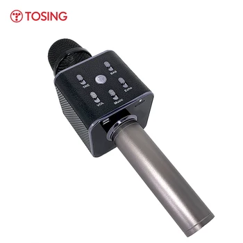 Nou CÂNT Q9 Karaoke Microfon cu LED Stralucind & Magic Voice