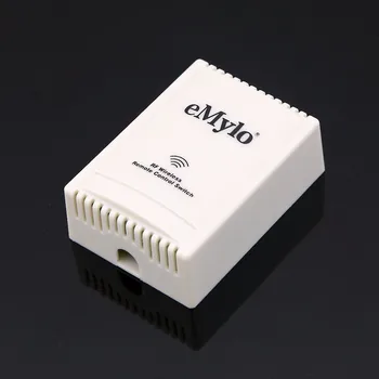 EMylo DC 12V Smart Wireless RF Control de la Distanță Comutator de Lumină 433Mhz Auto-blocare 2X Negru&Alb Tip Transmițător 4-Canal de Releu