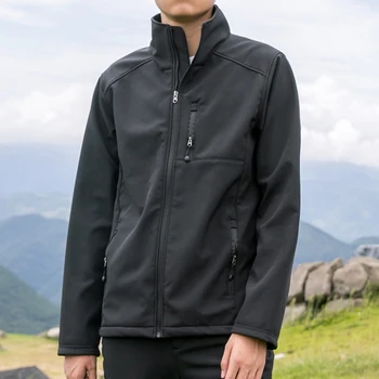 Mountainskin Termică pentru Bărbați Softshell Subțire de Lână Jachete de Sport în aer liber Strat de Drumeții, Alpinism, Trekking Geci Barbati VA291