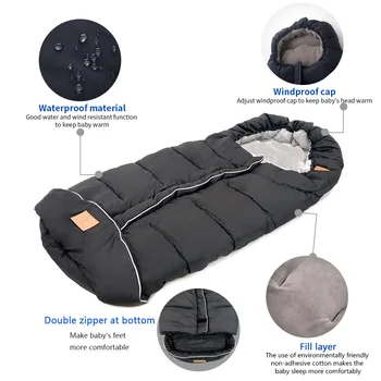 Universal Impermeabil Sac De Somn Cărucior Pentru Copii Footmuff Pentru Yoya Yoyo Cărucior Gros Cald Sleepsacks Cărucior Pentru Copii Accesorii