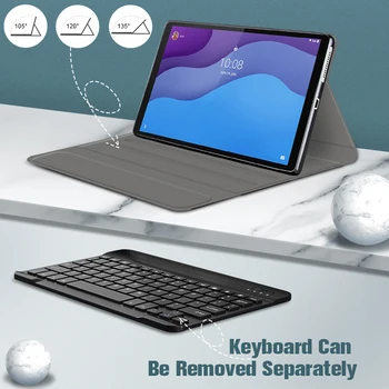 Funda pentru Lenovo Tab M10 HD 2nd Gen 2020 TPU Moale Caz de Tastatură pentru M10 HD 2nd Gen TB-X306F TB-X306X 2020 husa pentru Tableta capa
