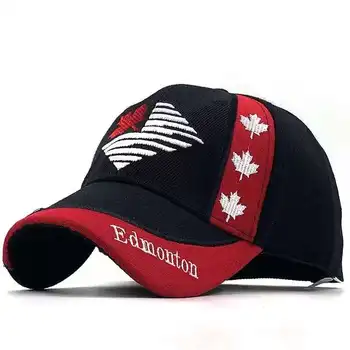Dropshipping Canada Frunze De Arțar Broderie Sapca Snapback Capace Casquette Pălării Montate Casual Gorras Tata Pălării Pentru Bărbați Femei