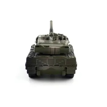1:48 Scară/Metal turnat sub presiune Model/Germania Leopard 2 Tanc Principal de Luptă/Mașină de Jucărie/Cadou pentru Copil/Colecție de Învățământ/Sunet și Lumină