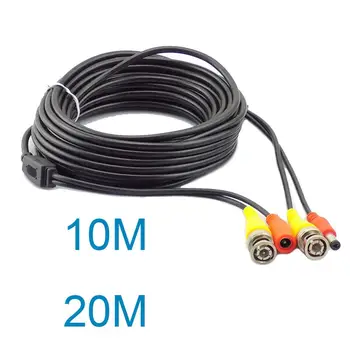 10M 20M CCTV Camera Cablu DVR Sistem de înregistrare Video, Cablu Alimentare DC Supraveghere de Securitate Cablu BNC