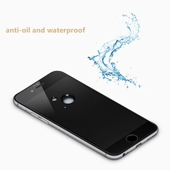 50 buc en-Gros 9H 2.5 D Temperat Pahar pentru iPhone6 6S 5 5s 4s 7 8 Folie de protectie ecran pentru iphone 7 plus pentru iphone X