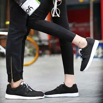 Unisex Adidași Bărbați 2020 Moda Pantofi Albi Mens Usoare Dantela-Up pentru Bărbați Încălțăminte de Lumină Scăzută Adidași Confort Plasă Moale NA21