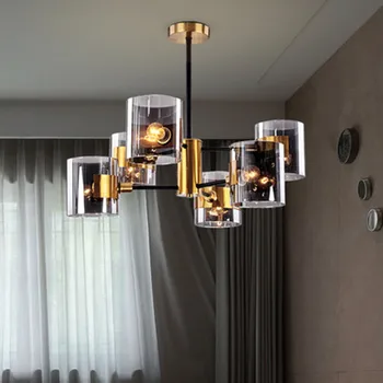 2019 noi Nordic postmodern minimalist candelabru de sticlă personalitate creatoare camera de zi dormitor designer de lux lumina lămpilor