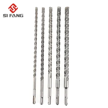14inch Burghiu SDS 10-28mm Tungsten 350mm lungime Carbite Sfat placut in aceleasi nuante pentru Beton, Cărămidă, Lemn, Metal PCB Plastic