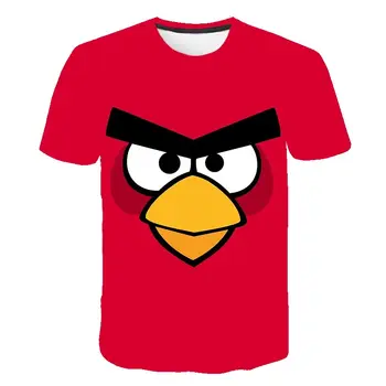 2020 vara Noi pentru Copii T shirt Sosirea Film 3D Imprimate Păsări 2 copii T-Shirt cu Maneci Scurte Furios Băiat și fată tricou 14T