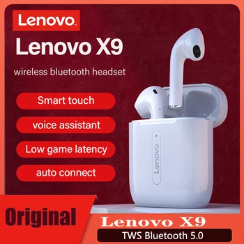 Original Lenovo X9 TWS Wireless Căști Căști Bluetooth Touch Control Pavilioane Sweatproof Sport cu Microfon pentru Android/IOS