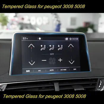Folie de protectie Auto Navigație GPS Temperat Pahar Ecran Protector Pentru Peugeot 3008 5008 3008GT 4008 2017 2018 2019