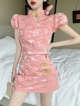 2021 femeile din china cheongsam qipao set tradițională chineză rochie qipao topuri+fusta set vestidos cheongsam cheongsam chineză costum