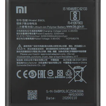 Xiaomi Original Inlocuire Baterie BM3L Pentru Xiaomi 9 MI9 M9 KM 9 3300Mah Autentic Baterii de Telefon