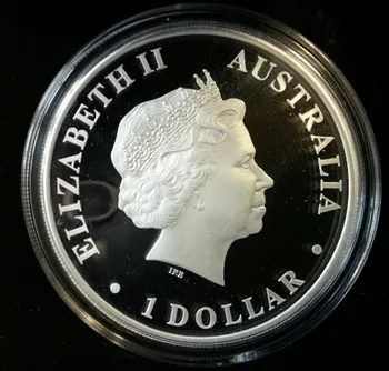 Transport gratuit 30 buc/lot ,Australian $1 Pană Coada Vulturului 1oz .999 Lingouri de Argint Monede