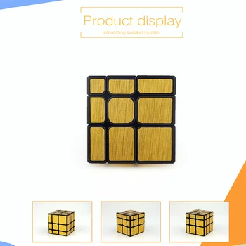 Moyu Mirror Cube 3x3 Magic Cube 3x3x3 Viteza Cub Puzzle Jucarii Educative Pentru Copii de Argint/Aur Oglindă Blocuri Cadouri