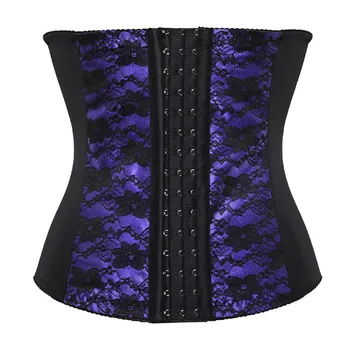 Femei corset underbust bustiera slăbire corset sexy body shapers plus dimensiune spandex centuri brâu centura rosu negru violet