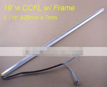 425mm*7mm CCFL Iluminare Lămpi cu Cadru/suport de Asamblare Dublu lămpi pentru 19inch wide LCD Monitor Ecran Panoul de Asamblare 20buc