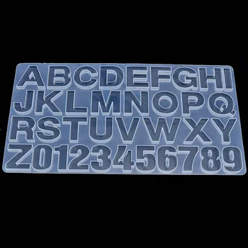 DIY Manual de cristal adeziv Rășină Epoxidică mucegai întreaga bord digital scrisoare de Luare de Bijuterii decor scrisoare de mucegai silicon Pentru Rasina