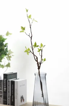 5Pcs/lot Artificiale Îndoire ramuri de copaci cu frunze verzi spumă de plastic stem pentru acasă decorare DIY fals plante cu flori coroană de flori