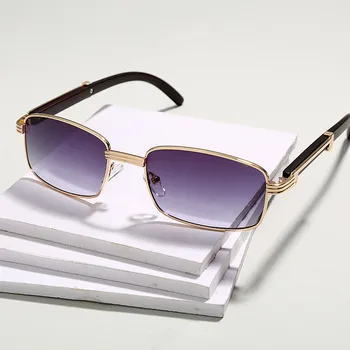 Piața Steampunk ochelari de Soare Femei Nou de Lux de Brand Designer de Mici Ochelari de vedere Barbati Vintage Dreptunghi ochelari de Soare UV400 Ochelari