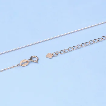 Martick Minimalist Femeie Colier Autentic de Argint 925 O Forma de Link-ul Lanț Colier de Aur de Culoare Lanț de Link-ul de Bijuterii GSC18