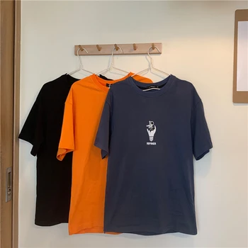 Vara Astronaut Tipărite Scrisoare Liber Casual se Potrivesc de Moda de Bază Maneci Scurte O-gat Femei Top Tricouri Femei T-shirt