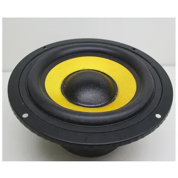 1 buc 5.75 Inch 8Ohm 300W Difuzor Margine din Cauciuc Woofer Mid-bass surround Stereo Muzică Modificat Galben Țesute Bazinul Bass Boxe