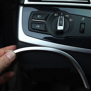 Chrome volan Masina paiete decor Acoperi Decalcomanii Autocolant de styling Auto pentru BMW Seria 5/7 GT F10 F18 F07 F01 Accesorii