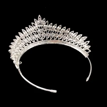 Coroana Bentita Clasic de Lux, Design Geometric Nunta Accesorii de Par Elegante Pentru Femei de Înaltă Calitate BC3103 Corona Princesa