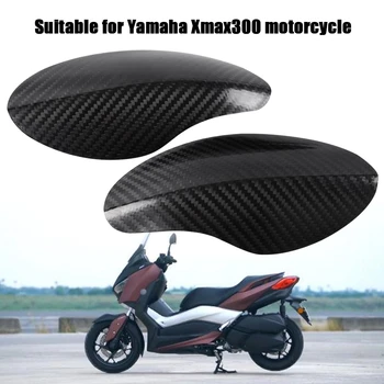 Fibra de Carbon Patch Fibra de Carbon Plasture rezistent la zgarieturi Decor Universal pentru Yamaha Xmax300 Motocicleta