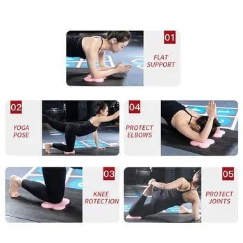 Yoga genunchiere Cusion suport pentru Genunchi, Încheietura mâinii Solduri Mâinile Coatele Echilibru Suport Pad Saltea de Yoga pentru Fitness, Yoga, Exercitii de Sport