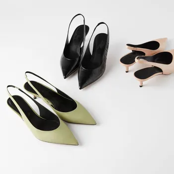 2020 Pantofi de Vara pentru Femei Sandale Elegante zapatos de mujer Sexy si Damele de Subliniat-n Picioare încălțăminte de sex Feminin sandalia feminina Înapoi Bretele
