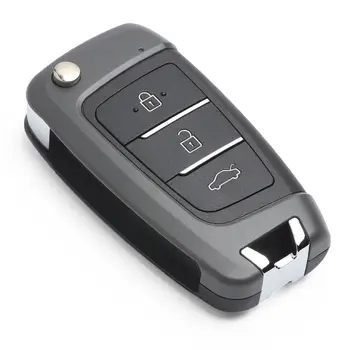 Keyecu Flip de la Distanță Cheie Telecomanda 3 butoane 433MHz 4D60 pentru Hyundai Accent Perioada 2018-2019 P/N: 95430-H5500