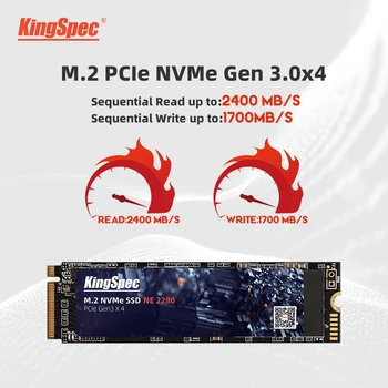 KingSpec M2 SSD NVMe 256GB 512GB 1TB 128GB M. 2 2280 PCIe SSD Solid state Drive Intern pentru Laptop Desktop Drive SSD