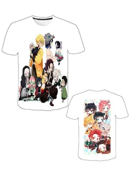 2020 Haine Adolescente Anime Kimono Demon Slayer T-shirt Kimetsu nu Yaiba design Nou Japonia Kimono Tricou Cosplay de Vara cu Maneci Scurte