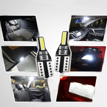 10buc/set T10 W5W LED-uri Canbus Lumini Auto pentru VW Golf 5 6 Jetta MK5 MK6 CC Tiguan Auto veioze Xenon 194 168 Lumina de Interior
