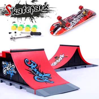 2019 Aleatoare 1buc Deget Mini Skateboard Grif Rampe de Parcare pentru Profesioniști Degetul Skatepark Jucarii Cadou pentru Copii de 6 Stiluri