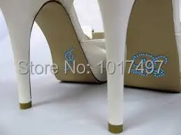 Rece consumabile de nunta en-gros ,100 buc / Lot - Fac - Nunta Pantofi Aplicatii de Cristal Stras Pantofi de Mireasa autocolant