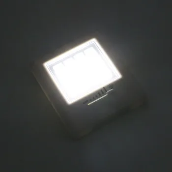 Baterii Lumina de Noapte Magnetic LED COB fără Fir În Cabinetul de Lumină cu Magnet & Slider Reglabil Comutator Lampa Luminaria