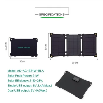 PUTERILE Fabricarea Impermeabil Panou Solar Încărcător pentru iPhone 6 6s 7 8 plus 11 12 Pro Max X Xs Xr Mini iPad Air, Samsung etc.