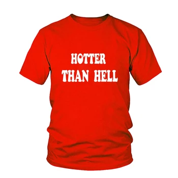 Mai fierbinte decât iadul roșu Femei tricou de Bumbac Casual Amuzant tricou Pentru Doamna Yong Fata Top Tee Hipster, grunge tumblr ins Picătură Navă