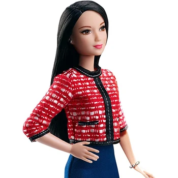 Original Barbie Moda cariera papusile Fashionista Jucarii pentru Fete Sortiment Rochie Păpuși machiaj Bonecas Jucarii pentru Copii, Cadouri de Ziua de nastere