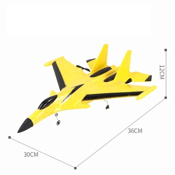 2.4 G Planor, Avion Mâna Aruncând spumă drone SU35 RC model de avion cu aripi Fixe jucărie aviones un control remoto juguete jucării pentru băieți