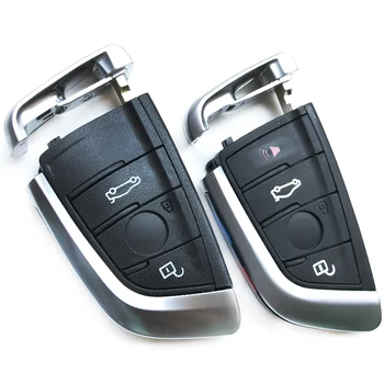 3 4 Butoane Cheie Inteligentă shell Pentru BMW X1 X5 X6 X5M X6M Pentru 1 2 7 Serie de Inlocuit Cheie de la Distanță Masina Capac Caz-martor Fob cheie Auto