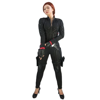 XCOSER Natasha Endgame Văduva Neagră Cosplay Costum Set Complet de Brand Nou PU Bumbac Cool Petrecere de Halloween Cosplay Costum Pentru Femei